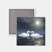 Aimant Les cygnes qui aiment (Recto/Verso)