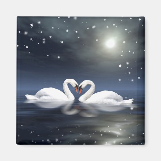 Aimant Les cygnes qui aiment (Devant)