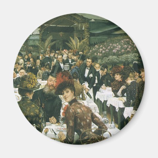 Aimant Les dames de l'artiste par James Tissot, Art Vinta (Devant)
