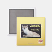 Aimant Les dents devraient avoir une limite de poids. (Recto/Verso)