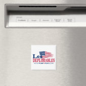 Aimant Les Déplorables - Trump Pence 2016 (In Situ (Lave-vaisselle))
