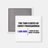 Aimant Les deux états de chaque programmeur (Recto/Verso)