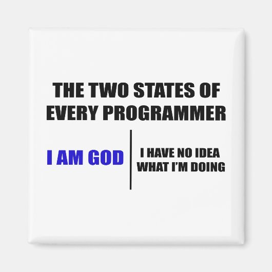 Aimant Les deux états de chaque programmeur (Devant)