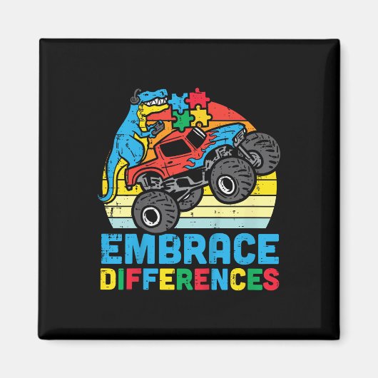 Aimant Les Différences d'Embrace (Devant)