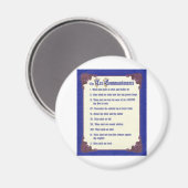 AIMANT LES DIX COMMANDEMENTS (Recto/Verso)