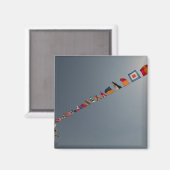 Aimant Les drapeaux survolent le pont de l'USS Iwo Jima (Recto/Verso)