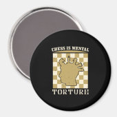 Aimant Les échecs sont la torture mentale (Recto/Verso)