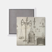 Aimant Les éléments de la chimie (Recto/Verso)