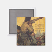 Aimant Les enfants doivent mourir (Recto/Verso)