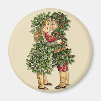 Aimant Les enfants Holly et Mistletoe