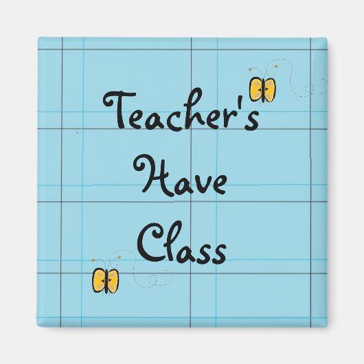 Aimant Les enseignants ont de la classe (Devant)