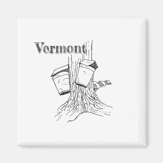 Aimant Les érables du Vermont (Devant)