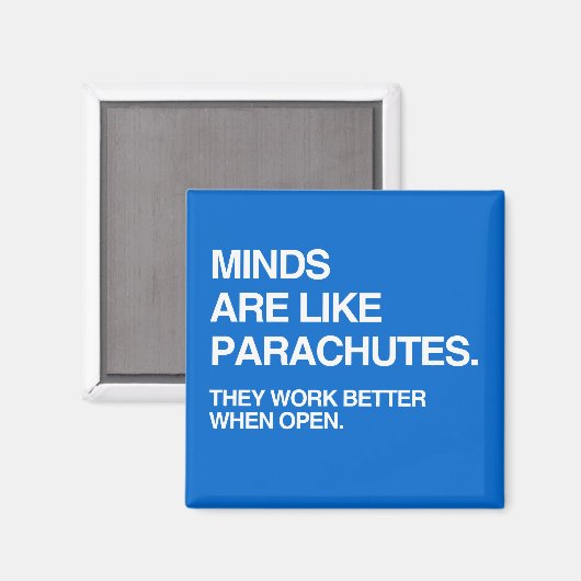 AIMANT LES ESPRITS SONT COMME DES PARACHUTES (Recto/Verso)