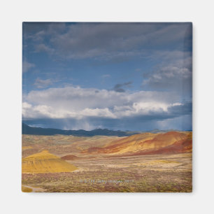Aimant Les Etats-Unis, Orégon, Mitchell, collines peinte