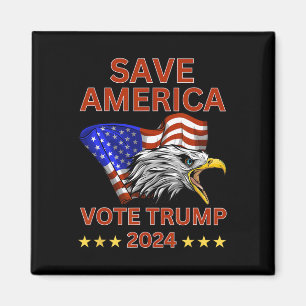 Aimant Les États-Unis Votent Trump 2024 Nous, Le Peuple,