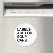 Aimant LES étiquettes SONT POUR LES CANNES À SOUPE (In Situ (Lave-vaisselle))