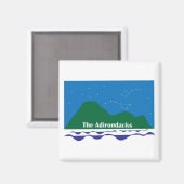 Aimant Les étoiles d'Adirondack (Recto/Verso)