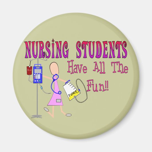 Aimant Les Étudiants En Soins Infirmiers Ont Tout Le Plai (Devant)