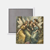 Aimant Les fées dans la forêt (Recto/Verso)