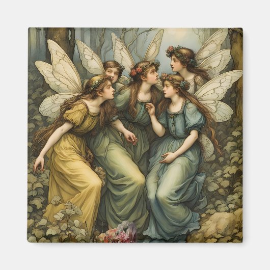 Aimant Les fées dans la forêt (Devant)