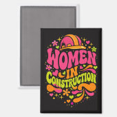 Aimant Les femmes dans la construction : un empowerment r (Recto/Verso)