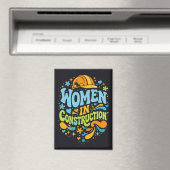 Aimant Les femmes dans la construction : un message d'aut (In Situ (Lave-vaisselle))