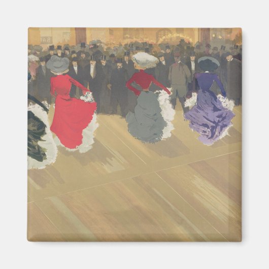 Aimant Les femmes dansent le Can-Can (Devant)