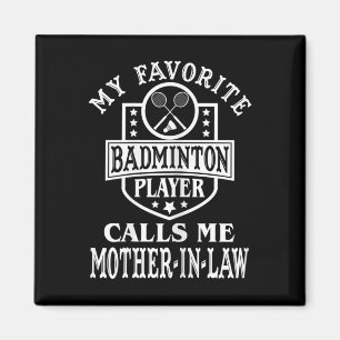 Aimant Les Femmes Mon Joueur De Badminton Préféré M'Appel
