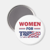 Aimant Les femmes pour Trump (Recto/Verso)