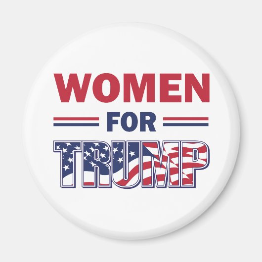 Aimant Les femmes pour Trump (Devant)