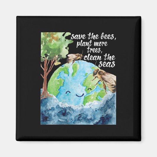 Aimant Les Femmes Sauvent Les Abeilles - Protection De l' (Devant)