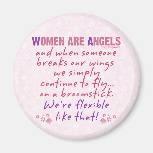 Aimant Les femmes sont des anges (Devant)