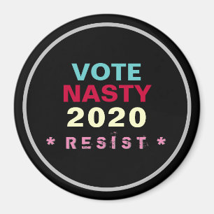 Aimant Les femmes votent NASTY 2020 RÉSISTENT À L'Aimant