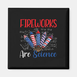 Aimant Les feux d'artifice sont Science Independence Day