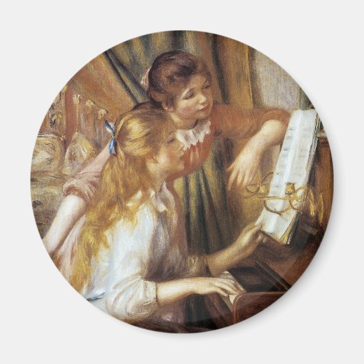 Aimant Les filles au piano (Devant)