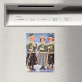 Aimant Les filles des Prairies en hiver (In Situ (Lave-vaisselle))