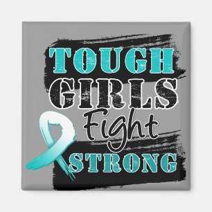 Aimant Les filles dures de cancer du col de l'utérus