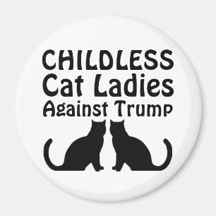Aimant Les filles sans chats contre Trump
