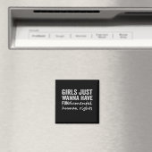 Aimant Les filles veulent juste avoir des droits humains (In Situ (Lave-vaisselle))