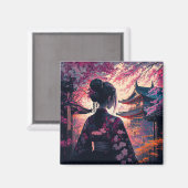 Aimant Les Fleurs de cerisiers (Recto/Verso)