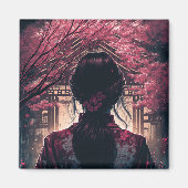 Aimant Les Fleurs de cerisiers (Devant)