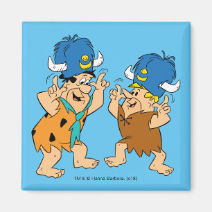 Aimant Les Flintstones   Fred et Buffalo d'eau de prise