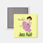 Aimant Les folies de la Fête de Jazz (Recto/Verso)