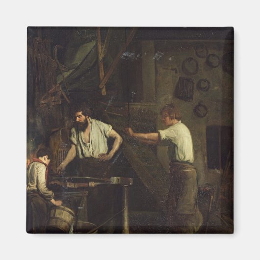 Aimant Les forgerons, Mémoire du rapport, 1857 (Devant)