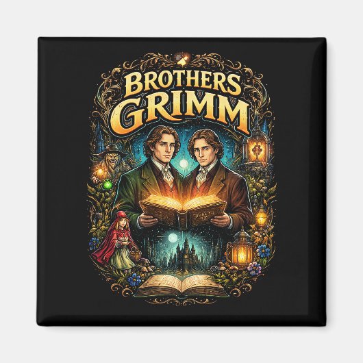 Aimant Les frères Grimm (Devant)