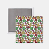 Aimant Les Fruits sautés | Fruit surface pattern 25 (Recto/Verso)
