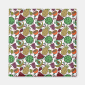 Aimant Les Fruits sautés | Fruit surface pattern 25 (Devant)