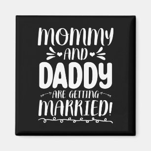 Aimant Les futurs mariés, maman et papa