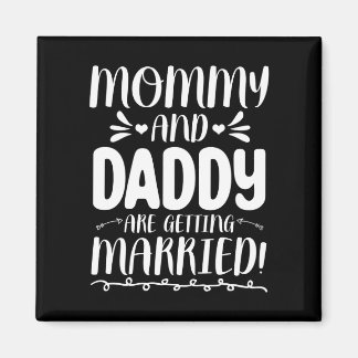 Aimant Les futurs mariés, maman et papa