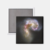 Aimant Les galaxies d'Antennes (Recto/Verso)